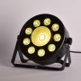 Фоно-заливочный RGB прожектор Eyourlife 9X3W+1X15W LED Digit Par Light