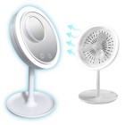 Зеркало для макияжа с подсветкой и вентиляцией Beauty Breeze Mirror (сенсорная регулировка)