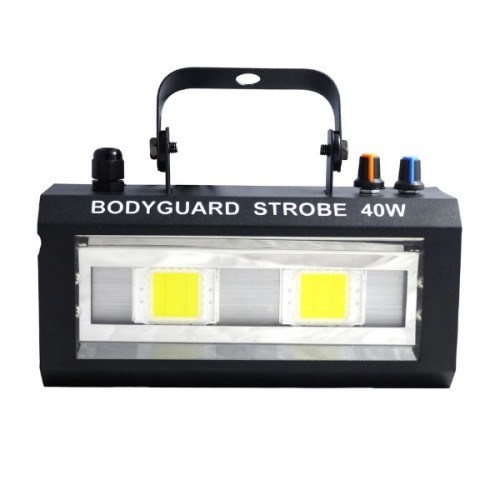 Стробоскоп Bodyguard Strobe Series 40W холодный белый свет, звуковая активация 20W x 2