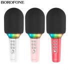 Беспроводной караоке микрофон Borofone BFK2 Elf (Bluetooth, MP3, AUX, KTV)