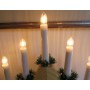 Традиционный скандинавский светильник Рождественская горка 7 Candle Arch Wooden
