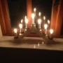 Традиционный скандинавский светильник Рождественская горка 7 Candle Arch Plastic