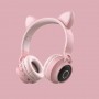 Беспроводные наушники Wireless Cat Ear Headphones BT028C (Bluetooth, FM, MP3, AUX, Mic)