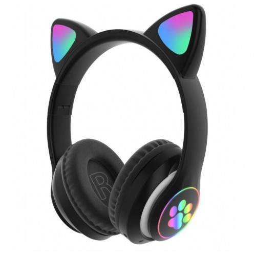 Беспроводные наушники Wireless Cat Ear Headphones P33M (Bluetooth, MP3, AUX, Mic)