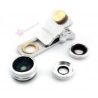 Мини объективы для смартфона Professional Clamp Lens 3 in 1