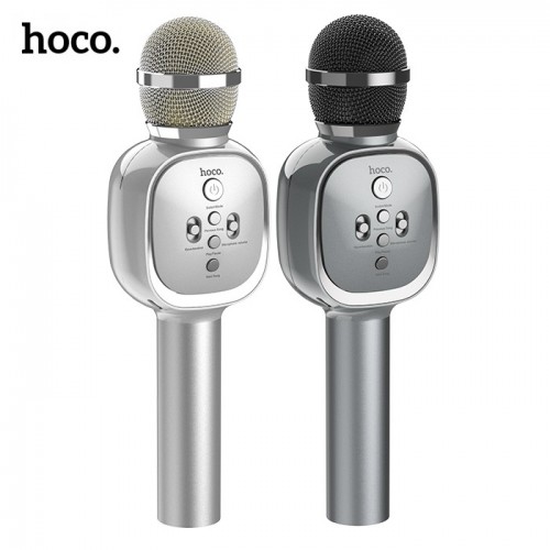 Портативный караоке микрофон со встроенным динамиком Hoco BK4 (Bluetooth, MP3, AUX, KTV)
