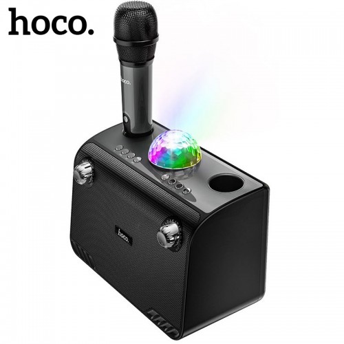 Портативная караоке система Hoco BS41 (Bluetooth, TF, USB, AUX, 1 микрофон)