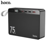 Внешний аккумулятор 75000 mAh Hoco J94 Overlord (3 USB, 22.5W QC3.0 PD20W, Micro USB, Type-C 5V-2A)