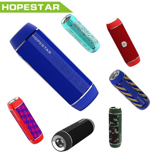 Велосипедная колонка-фонарь Hopestar P11 (Bluetooth, MP3, FM, AUX, Mic)