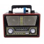 Портативная беспроводная Ретро акустика с радио и плеером Kemai MD-1802BT