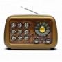 Радиоприемник Ретро Kemai MD-1901BT (Bluetooth, USB, SD, FM, AUX, аккумулятор)