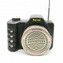 Оригинальная колонка - радиоприемник в виде фотоаппарата Kemai MD-V5BT (Bluetooth, USB, SD, FM, AUX)
