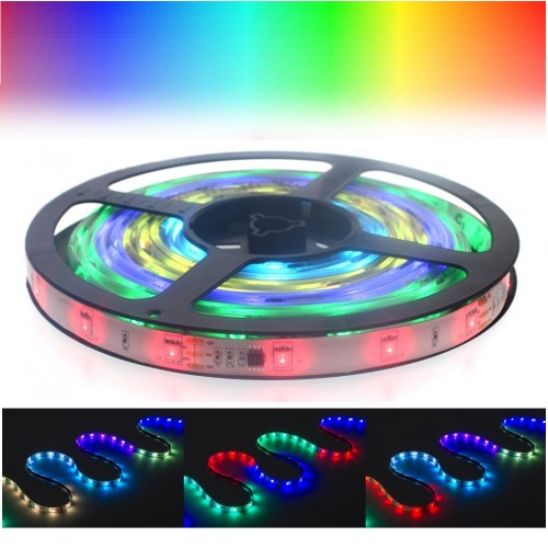 Цветная светодиодная лента LED Strip Dream Color SMD 5050 - 5м (влагозащищенная, режим Auto Run)