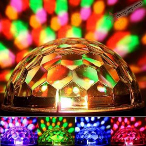 Светодиодный дискошар LED Magic Ball Light MP3 6 цветов 