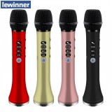 Беспроводной караоке микрофон Lewinner L-698 (Bluetooth, FM, KTV) 