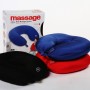 Антистрессовая подушка-подголовник массажная Neck Massage Cushion (Neck Pillow)