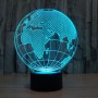 Настольный 3D ночник с выбором цвета New Idea 3D Desk Lamp