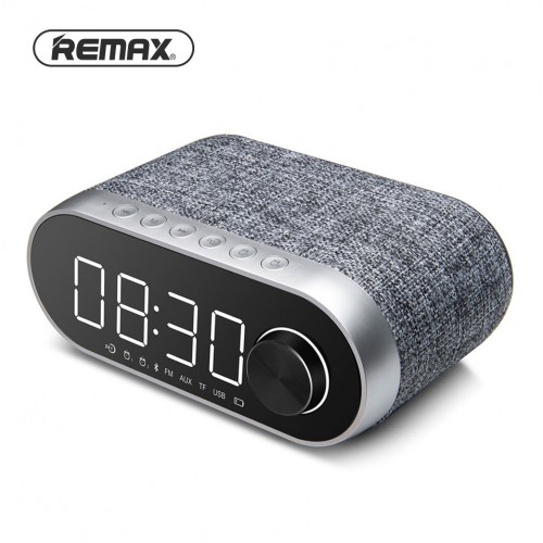 Беспроводная настольная колонка с радио, часами и будильником Remax RB-M26