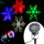 Декоративный влагостойкий новогодний LED проектор LED Snowflake Projector RGBW