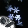 Декоративный влагостойкий новогодний LED проектор LED White Snowflake Projector