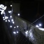 Светодиодная новогодняя гирлянда уличная с солнечной батареей Solar Twist Lights, 200 ламп