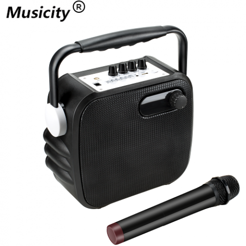 Беспроводная портативная колонка Speaker T-2318A (Bluetooth, USB, SD, FM, AUX, REC, Mic)