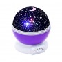 Круглый вращающийся ночник-проектор "Звездное небо" Star Master Dream