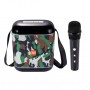 Караоке система-громкоговоритель, 1 микрофон Portable Wireless Speaker TG523K (USB, TF, Bluetooth, TWS, AUX, FM, 1 микрофон)