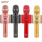 Беспроводной караоке микрофон Wask WK-868 (Bluetooth, MP3, AUX, KTV)