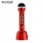 Беспроводной Караоке Микрофон Wster WS-568 (Bluetooth, MP3, AUX, FM, KTV, REC, LED)